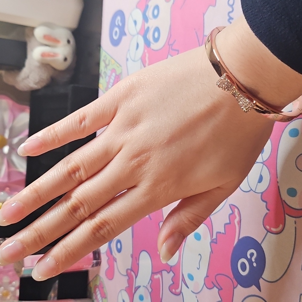Kate Spade Gold Bracelet with Crystal Bow